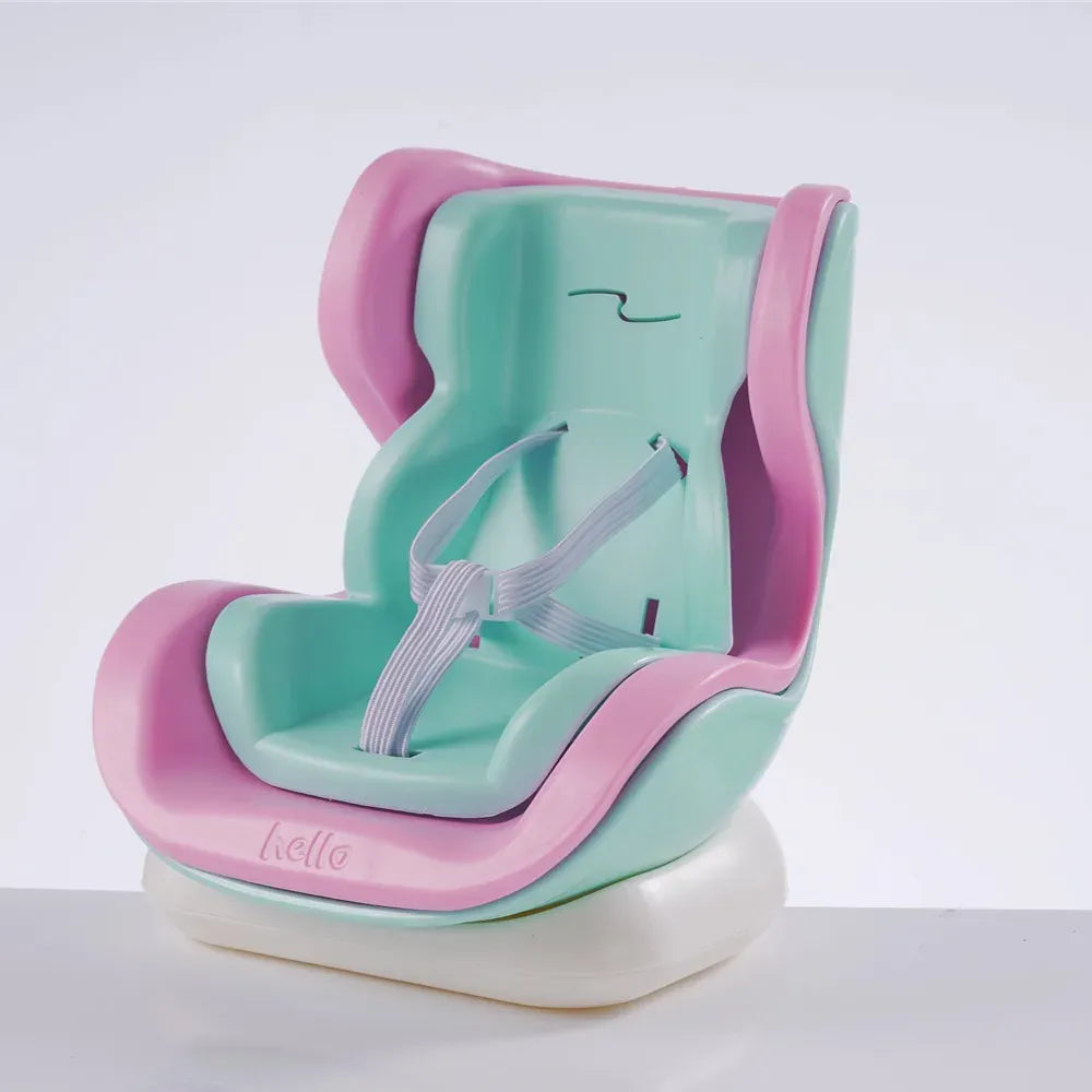 Car Doll Safety Seat 15-17cm Doll Cartoon Seat For Labubu Model Mini Plush Safety Seat Car Interior Accessories Gifts