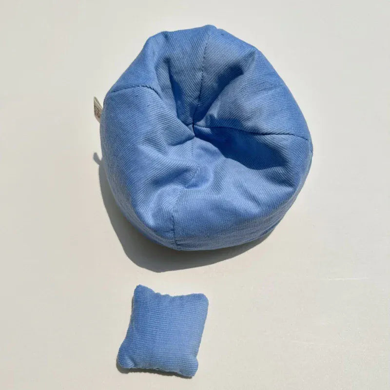 Labubu Doll Sofa for V1 V2 V3 17cm Plush Doll Seat DIY Clothing Accessories Cute Mini Sofa Bed Children's Toy Birthday Gift