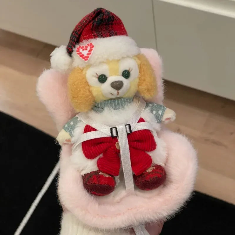 Labubu Plush Car Safety Seat Be Suitable for V1 V2 V3 Labubu Cute Car Air Outlet Decoration Doll Accessories Birthday Gift