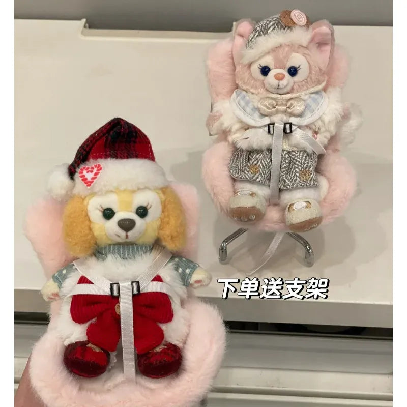 Labubu Plush Car Safety Seat Be Suitable for V1 V2 V3 Labubu Cute Car Air Outlet Decoration Doll Accessories Birthday Gift